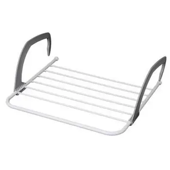 

Multi-use Outdoor Folding Rack For Hanger Shelf Drying Storage Radiator Metal Hook Large Clip Towel Shoe Clothing Drying Rack
