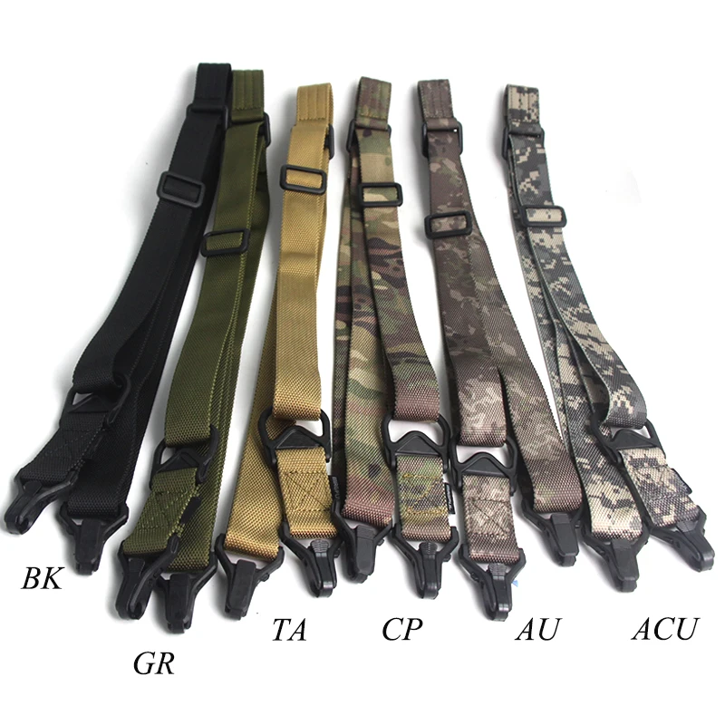 

Tactical 2 Point Rifle Sling Airsoft Adjustable Nylon Multi-function Gun Strap Shoulder Strap Hunting Outdoor Gun Accessories