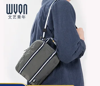 

WYQN Luxury Small satchel, single shoulder backpack, mini satchel, men's bag, leisure travel backpack, double shoulder bag L-N10
