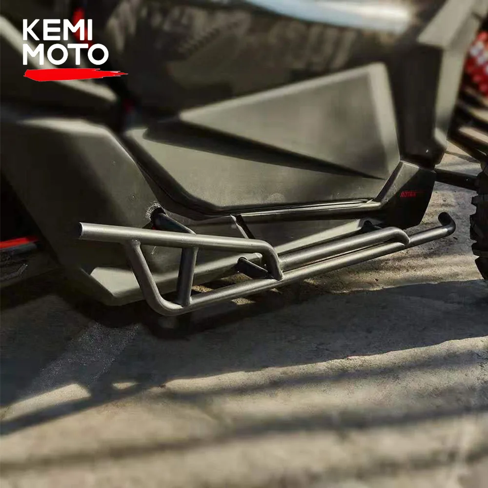KEMIMOTO 2017 2021 для Can Am Maverick X3 Nerf бар рок слайдер 900 HO Turbo STD R X DS RS DPS RC MR черный|Детали и