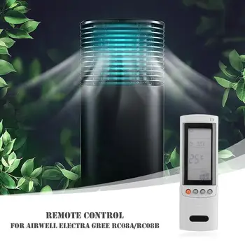 

Plastic Remote Control Replacement Air Conditioner Remote Control for Airwell Electra Gree RC08A/RC08B Smart Remote Controller