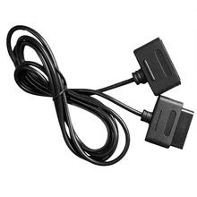 Кабель для передачи данных для геймпада Snes Retro-Duo, Удлинительный кабель для игровой консоли, черный ПВХ