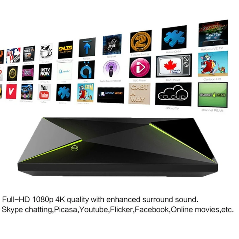 FFYY-M9S-Z8 Tv Box Wifi 2G+ 8G четырехъядерный Android 6,0 Bt 4,0 Hd W/пульт дистанционного управления L0Y8R