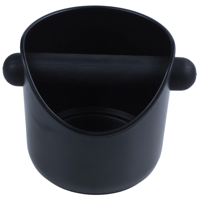 JEYL Coffee Grind Knock Box And Espresso Dump Bin(Black