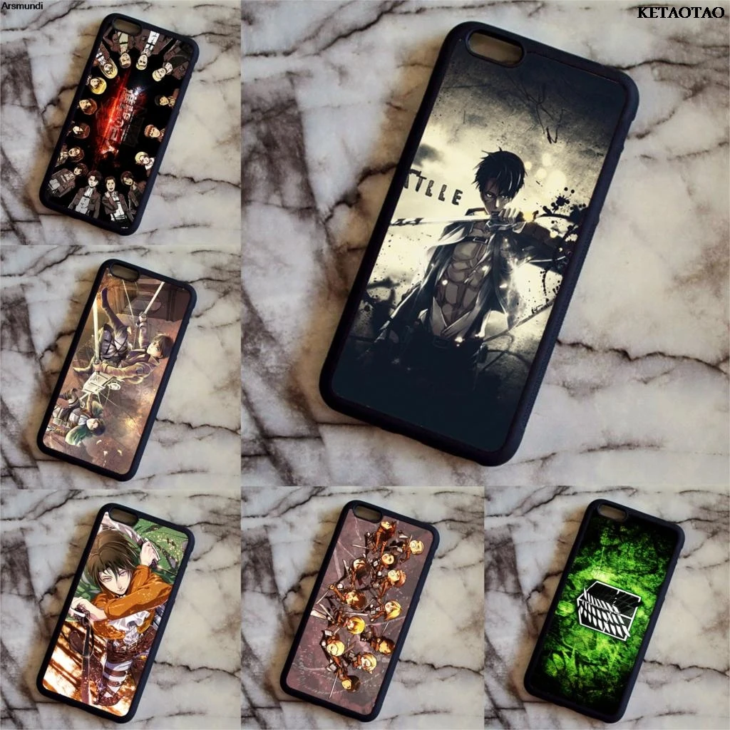 KETAOTAO Attack on Titan Shingeki no Kyojin чехлы для телефонов Samsung S3 4 5 6 7 8 9 Note 3 Чехол Мягкий ТПУ