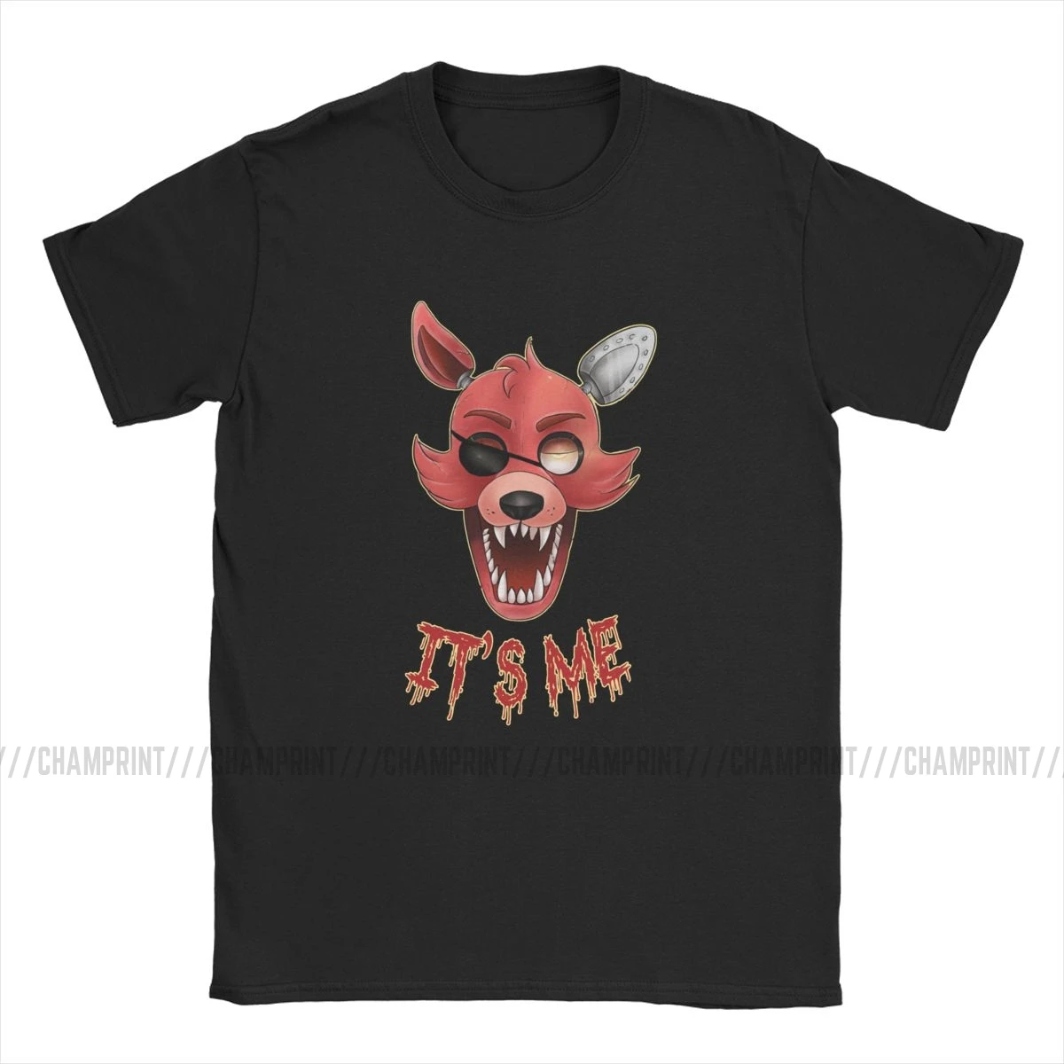 Футболка мужская с надписью Five Nights At Freddy's Foxy It's Me|Футболки| |