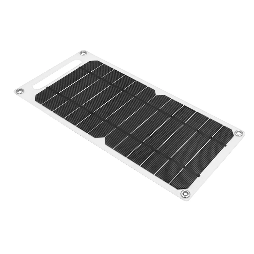 ELEGEEK Solar Panel Charger 6W 5V USB Output Solar Charger Portable Solar Battery Chargers Charging for Phone for Hiking Outdoor