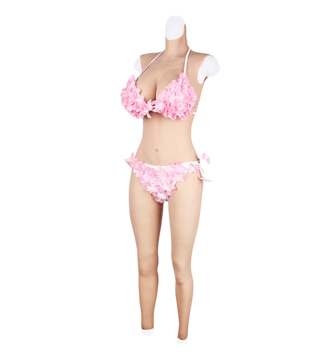 eyung breast enhancer silicone bodysuit breast forms for crossdressing man Crossdresser drag queen fake boobs Bodysuit  Costume (6)