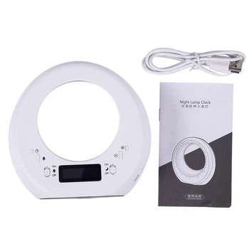 

Multi-Function Alarm Clock LED Alarm Clock Cute Clock with Snooze Function Alarm Clock Bedside Night Light Fashion Night Light w