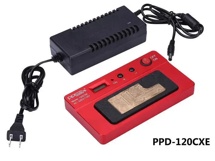 PPD 120CXE 120CX 120CC 120CQ 120C мини Интеллектуальный для iPhone разборка материнской платы распайки и сварки паяльная станция - Цвет: Chocolate