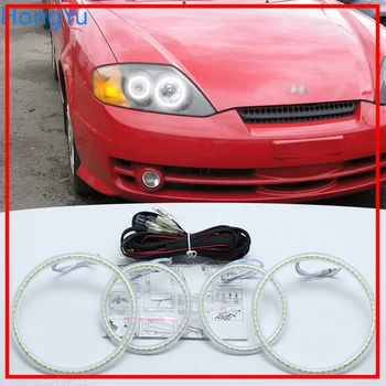 

For Hyundai Tiburon 2003 2004 2005 2006 Excellent Angel Eyes Ultra bright smd led Angel Eyes kit halo rings
