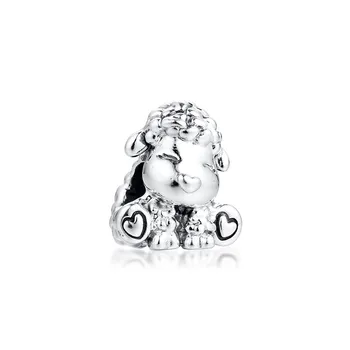 

New 2020 Fashion Jewellery Animal Sheep Charms DIY Beads Fit Charm Bracelet Femme 925 Sterling Silver Beads for Jewelry Making