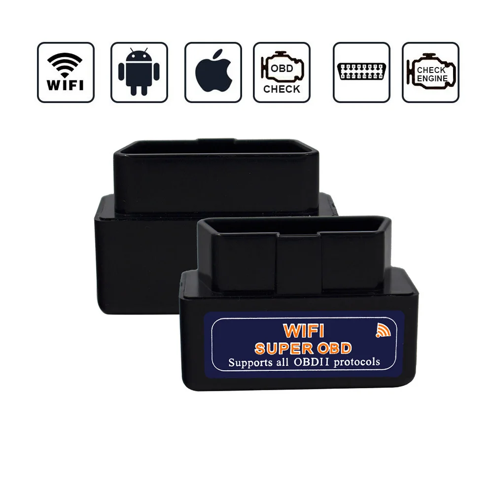 OBDII Автомобильный диагностический инструмент Wifi ELM327 OBD2 II V1.5 сканер для Nissan Qashqai X