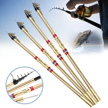 

Hot Sale Carbon Fiber Fishing Rod Portable Short Telescopic Hard Pole for Saltwater Freshwater Boat Fishing G66