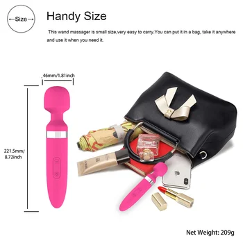 Wireless Dildos AV Vibrator Huge Magic Wand for Women Clitoris Stimulator USB Rechargeable Massager Goods Sex Toys for Adults 18 4