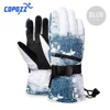 Thermal Ski Gloves Men Women Winter Fleece Waterproof Warm Child Snowboard Snow Gloves 3 Fingers Touch Screen for Skiing Riding ► Photo 3/6