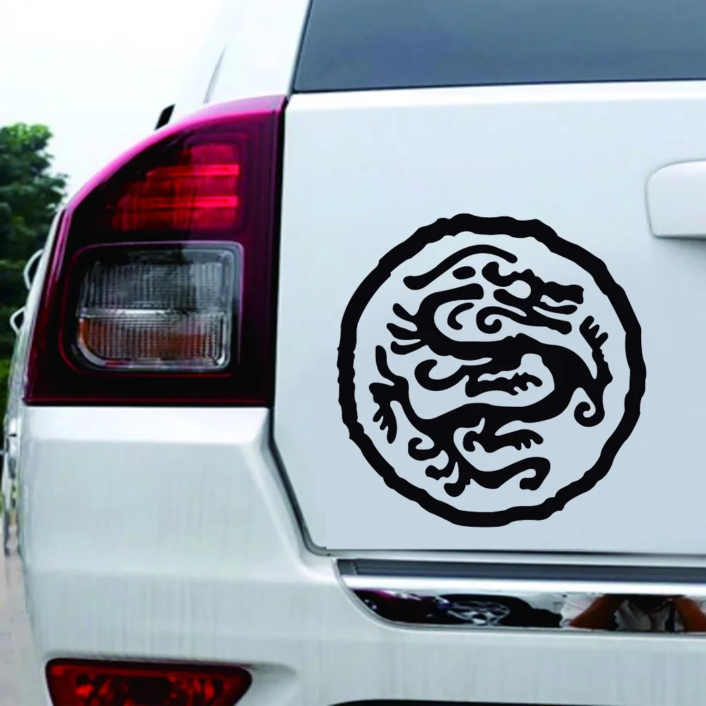 Dragon Totem Scratching Decals Car Stickers Full Body Head Styling Funny Sticker outdoor waterproof car stickers 50x50cm | Автомобили и