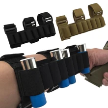 Пули держатель развлекали Эластичный черный нейлон Открытый стрельба Охота регулируемый хаки охотничья пуля, гильза