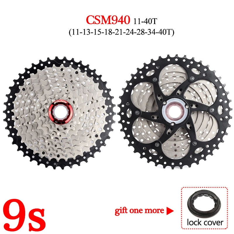 Кассета для горного велосипеда BOLANY 8s 9s 10s 11 скоростей детали 40/42/46/50T звездочка