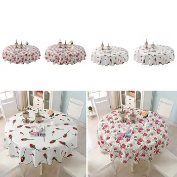 

Tablecloth Floral Print Wipe Clean PVC Vinyl Dinning Table Cover Kitchen Decor 2019 new