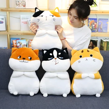 

Super Soft Cat Dog with Blanket Sleeping Baby Soft Lovely Stuffed Animal Pillow Kids Gift for Girl Plush Doll Toy