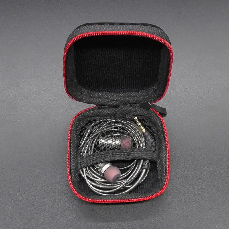 

Earphone Wire Box Organizer Data Line Cables Storage Case Plastic Container Jewelry Headphone Protect with Rotating Cover