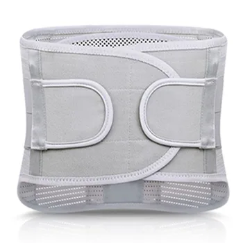 

Aluminum strip PVC double support kidney belt four seasons universal multi-functional lumbar disc breathable artifact