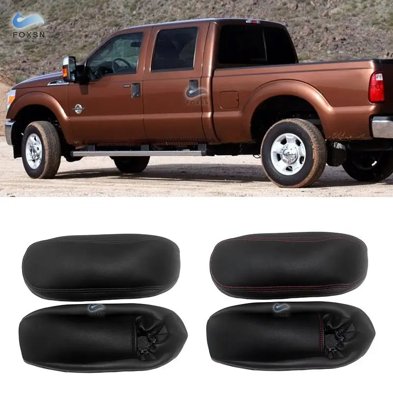 Кожаный чехол из микрофибры с поролоном для подлокотника сиденья Ford F250 F350