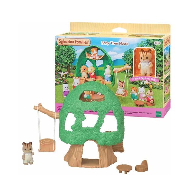 Sylvanian Families Dollhouse Baby Tree House Toy Figure Playset Girl Kids Gift #5318 New 1