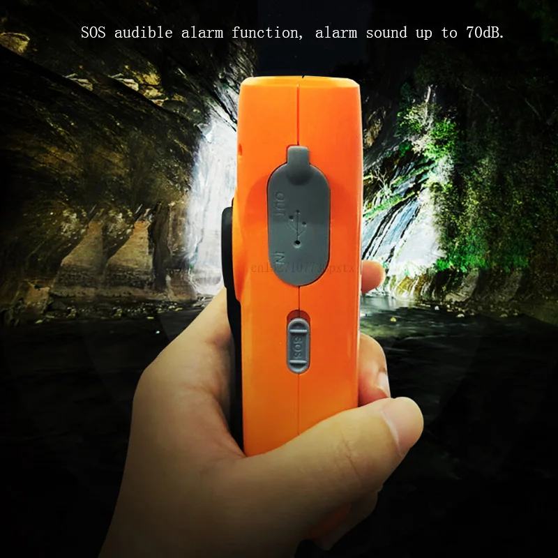 Xiaomi Mijia Youpin Многофункциональный ручной сигнальный фонарик Автоматическое радио зарядное устройство для фонарика перезаряжаемый, для мобильных телефонов умный дом