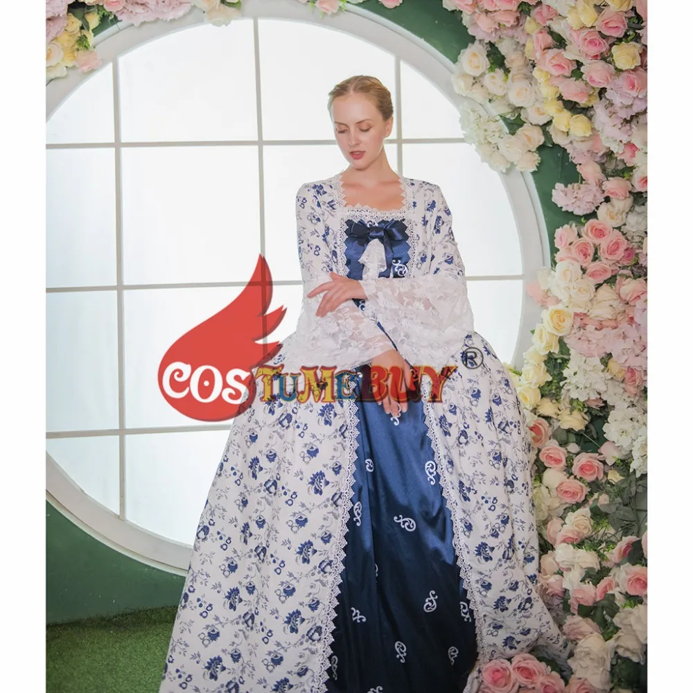 Costumebuy викторианская Мария Антуанетта рококо Готический шар платье Антуанетта барокко маскарад принцесса Белль платье на заказ