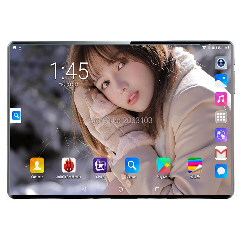 

New system 10.1 inch Android 9.0 3G 4G Phone Call 2.5D Tempered Glass Deca Core 8GB/128GB Dual SIM Wi-Fi Bluetooth Tablet PC