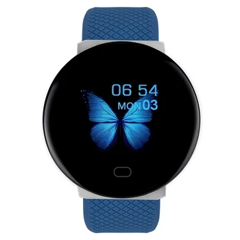 

FULL-D19 Smart Watch Heart Rate Blood Pressure Health SmartWatch Watch Wristband Fitness Tracker Blue