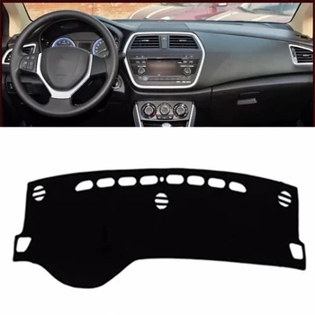 

SJ Non-Slip Car Inner Auto Dashboard Cover Dashmat Pad Carpet Sun Shade Dash Board Cover Fit For Suzuki S-CROSS 2014 2015-2018