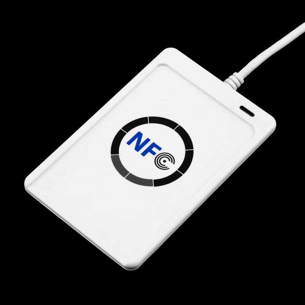 NFC ACR122U RFID считыватель смарт-карт Писатель Копир Дубликатор записываемый клон программное обеспечение USB S50 13,56 МГц ISO/IEC18092+ 5 шт M1 карты