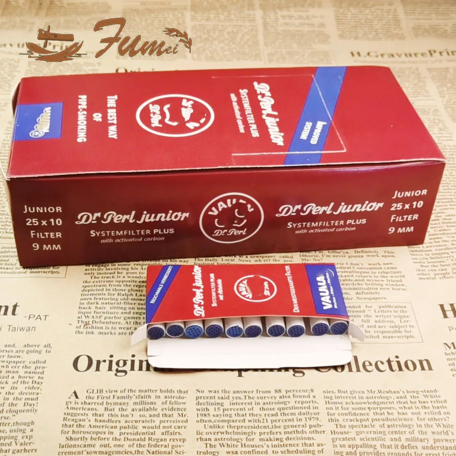 100 Pieces 9mm Cigarette Pipe Filter Tobacco Filters Activated Carbon