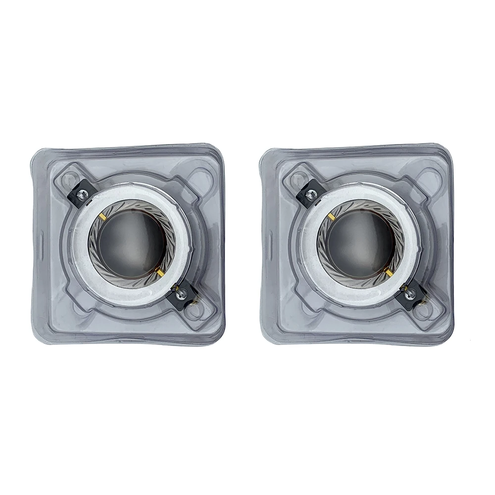 2pcs 34mm titanium compression speaker driver tweeter replacement diaphragms 