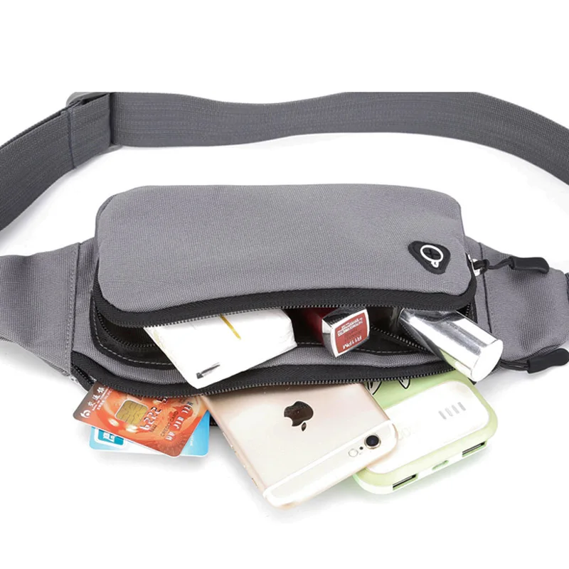 Waist pack Male Female Waterproof Fanny Pack For Men Women Bag Belt Bum Hip Belly Shoulder Crossbody Side Handbag Kangaroo