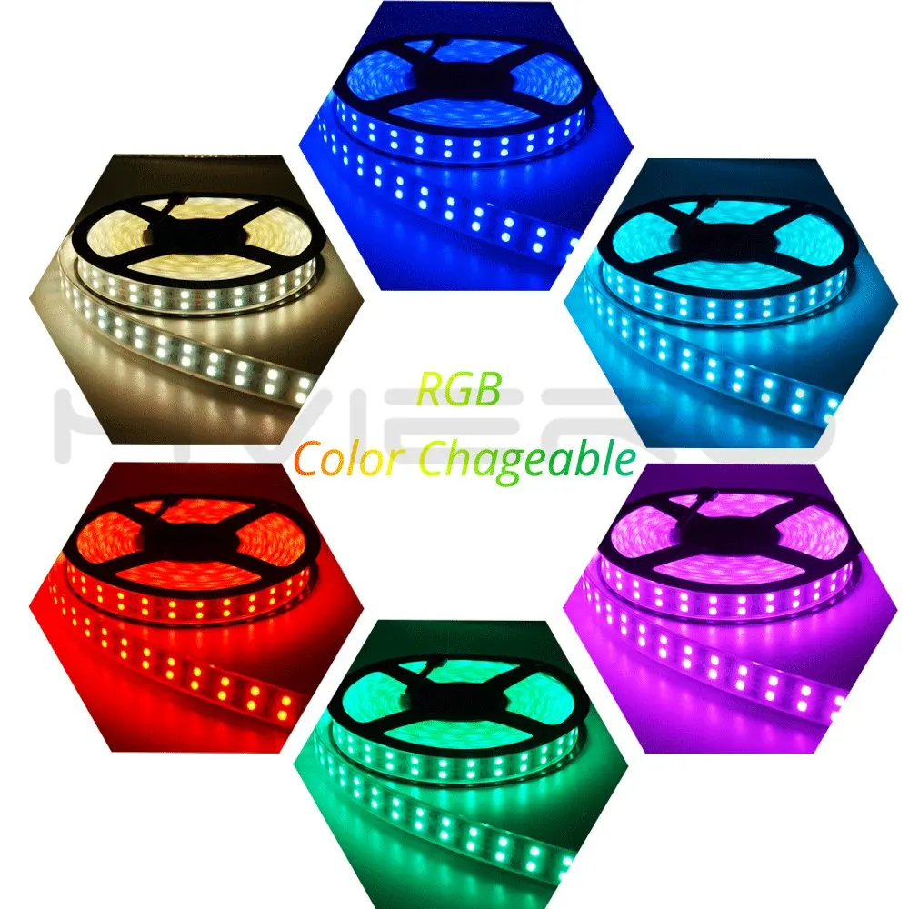 Одежда высшего качества! 5 м DC 12 В 600Led 120led/M водонепроницаемый SMD 5050 RGB Теплый Белый