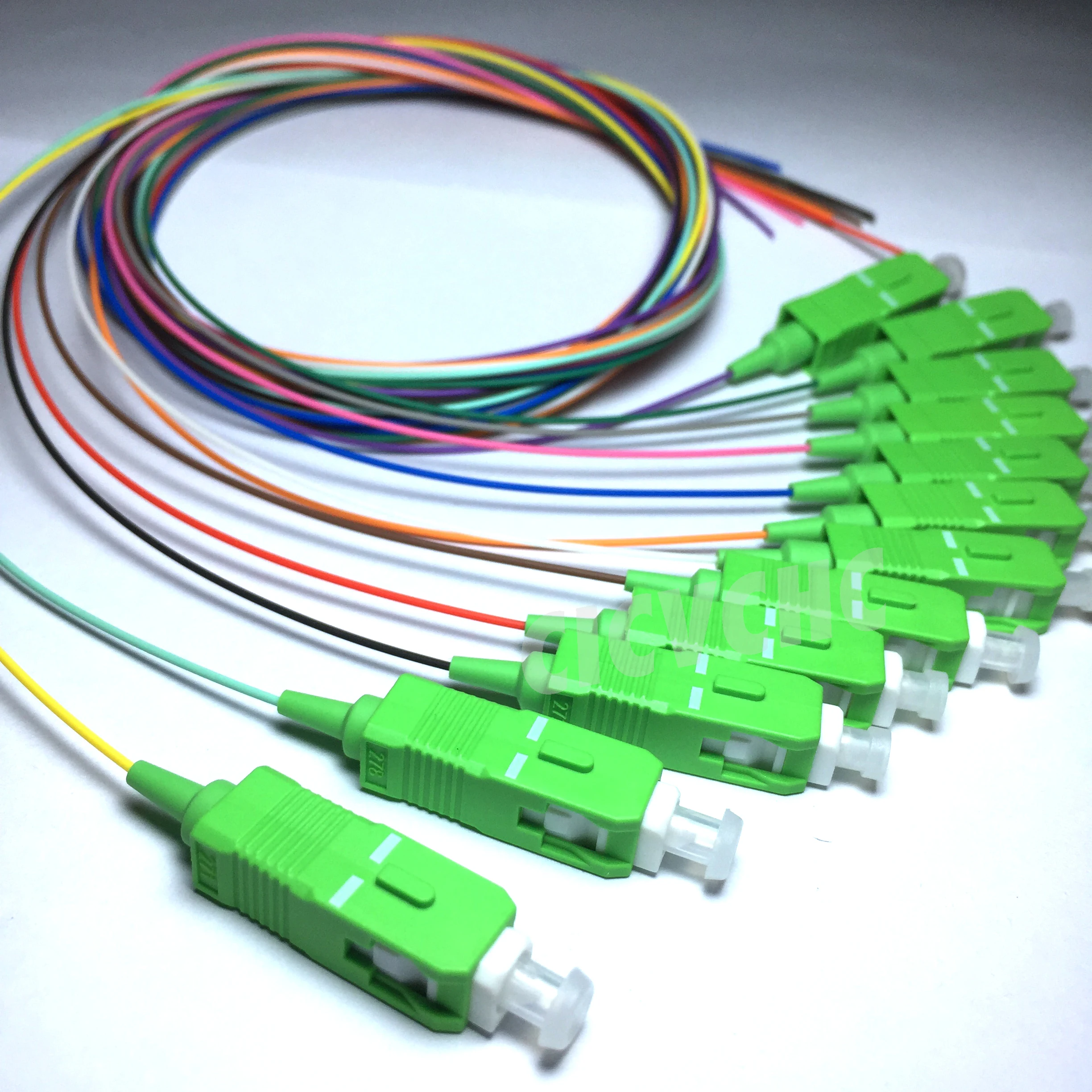 12 цветов SC/APC Pigtail SM(9/125) G652D G657A1 G657A2/волоконно оптический Pigtail|fiber pigtail|fiber optic pigtailsc sc |