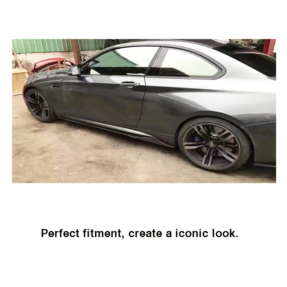 Для BMW F30 F80 F10 G30 F82 M2 M3 M4 M5 Универсальный боковые зеркала юбка 205 см/215 см углеродное