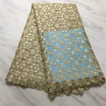 

African Stones Lace Fabric 2020 High Quality Cord Laces French Net Embroidery Tulle Lace Fabrics For Nigerian Party Dress