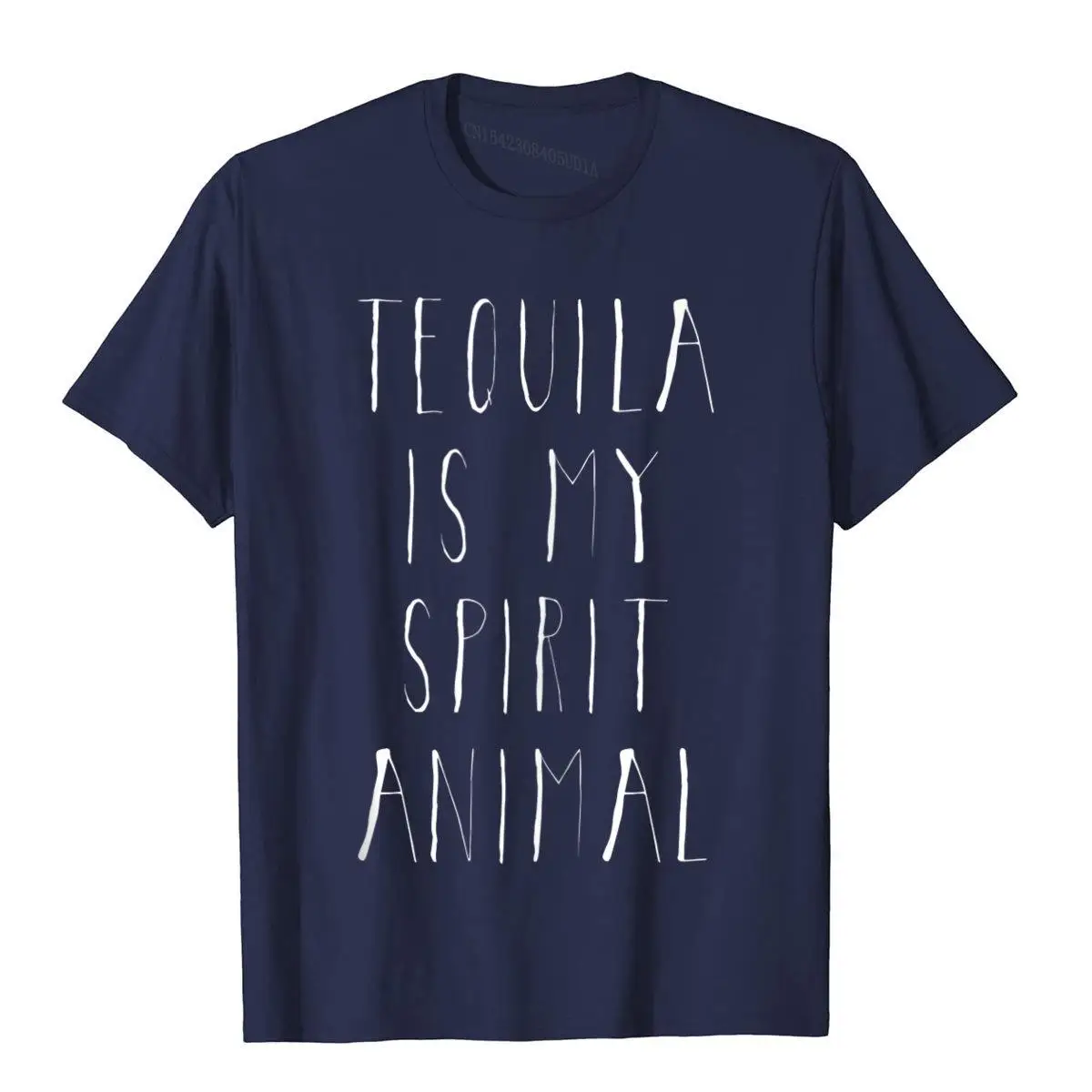 Tequila Is My Spirit Animal Shirt - Funny Tequila Tank Top__B9978navy