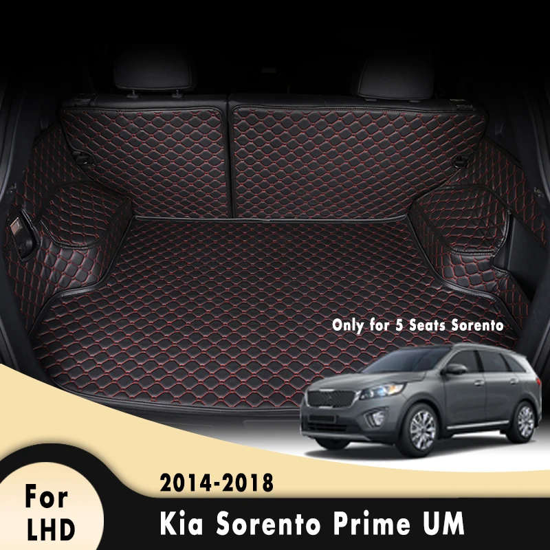 Коврики в багажник для Kia Sorento Prime UM 5 мест 2015 2016 2017 2018 2019 автомобильные аксессуары