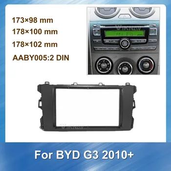 

2DIN Car Radio Frame Audio frame for BYD G3 2010+ Car DVD Plastic Frame Fascia Auto Radio Multimedia Stereo DVD