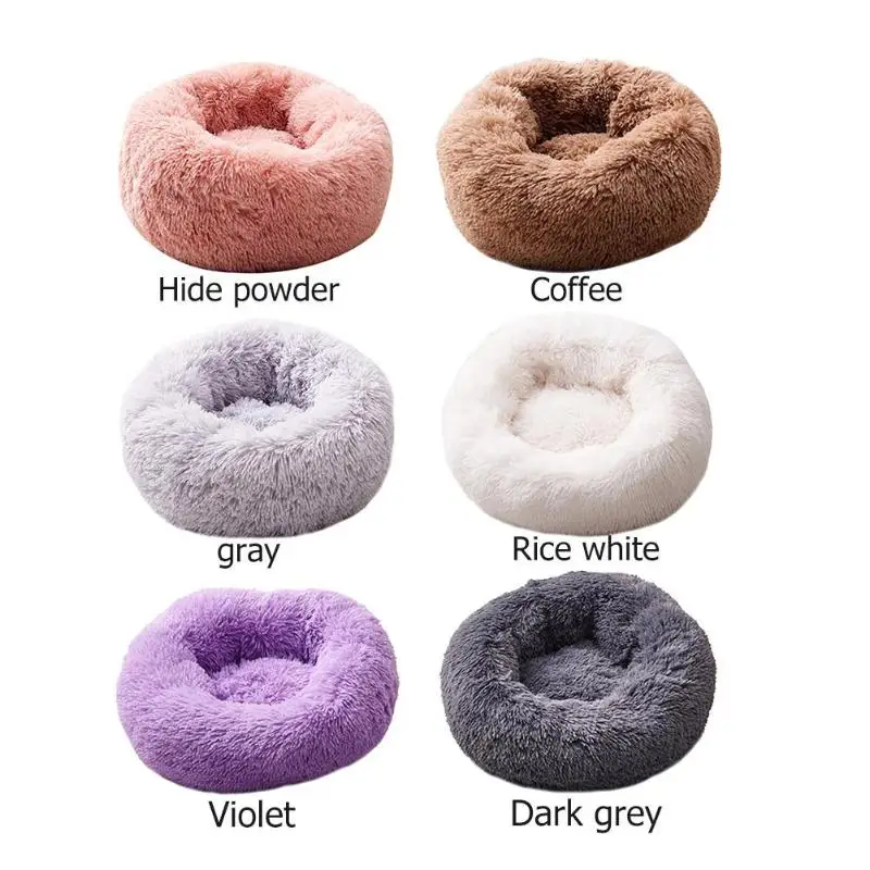Round Dog Bed Washable long plush Dog Kennel Cat House Super Soft Cotton Mats Sofa For Dog Chihuahua Dog Basket Pet Bed Dropship Round Dog Bed Washable long plush Dog Kennel Cat House Super Soft Cotton Mats Sofa For Dog Chihuahua Dog Basket Pet Bed Dropship
