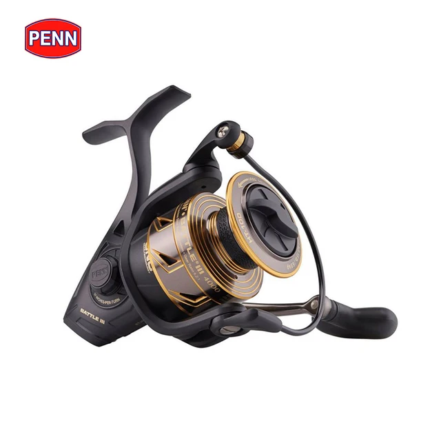 Original PENN BATTLE II Fishing Spinning Reels 3000/4000/5000/6000/8000  Gear Ratio 6.2:1/5.6:1/5.3:1 Saltwater - AliExpress