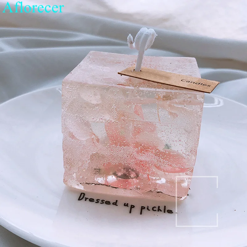 2-6.5cm Cube Shape Candle Mold Silicone Mold DIY Gypsum Plaster Crafts Mould Square Silicone Soap Candle Resin Molds DIY Crafts