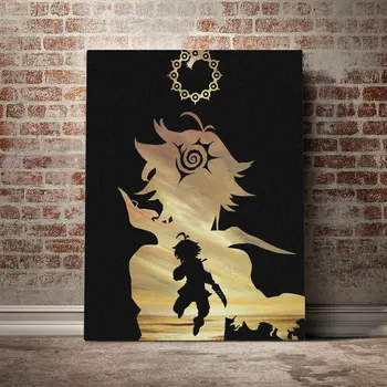 

Meliodas Seven Deadly Sins Poster Canvas Wall Art Decoration prints for living Kid Children room Home bedroom decor