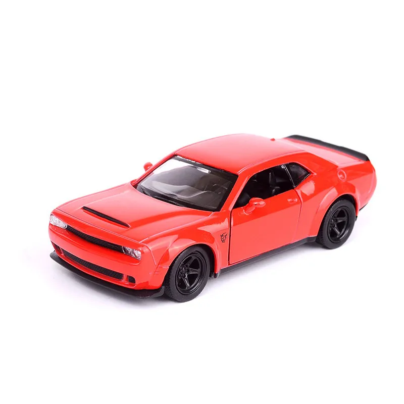 1:36 модель автомобиля игрушки модели Dodge challenger из сплава коллекционная Игрушечная